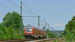 Eine RB von Dresden nach Zwickau erreicht in wenigen Minuten den Haltepunkt Chemnitz-Hilbersdorf. (16.06.2012)